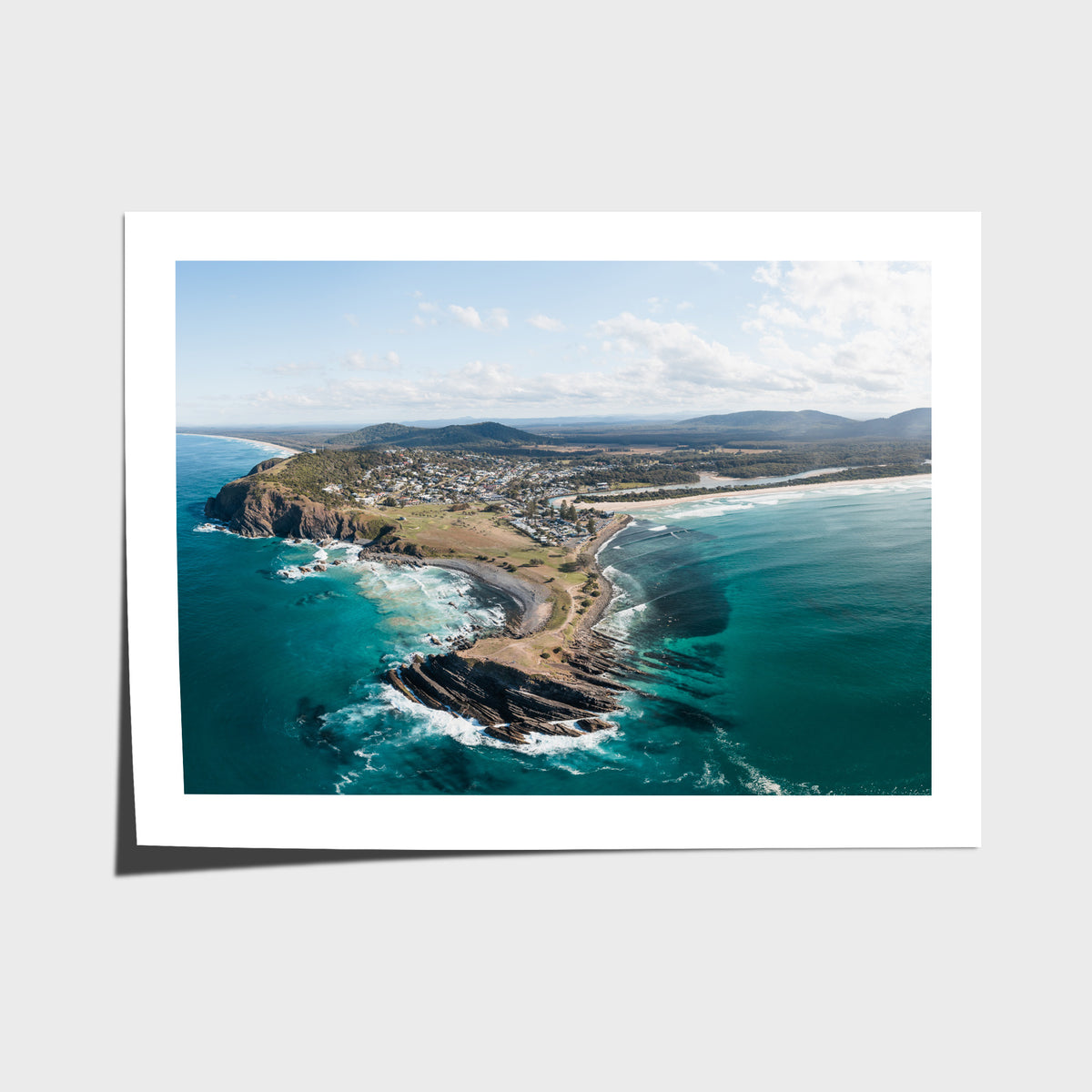 Crescent Head Headland Panorama - Art Print - Fine Art Paper - Unframed Print - Landscape