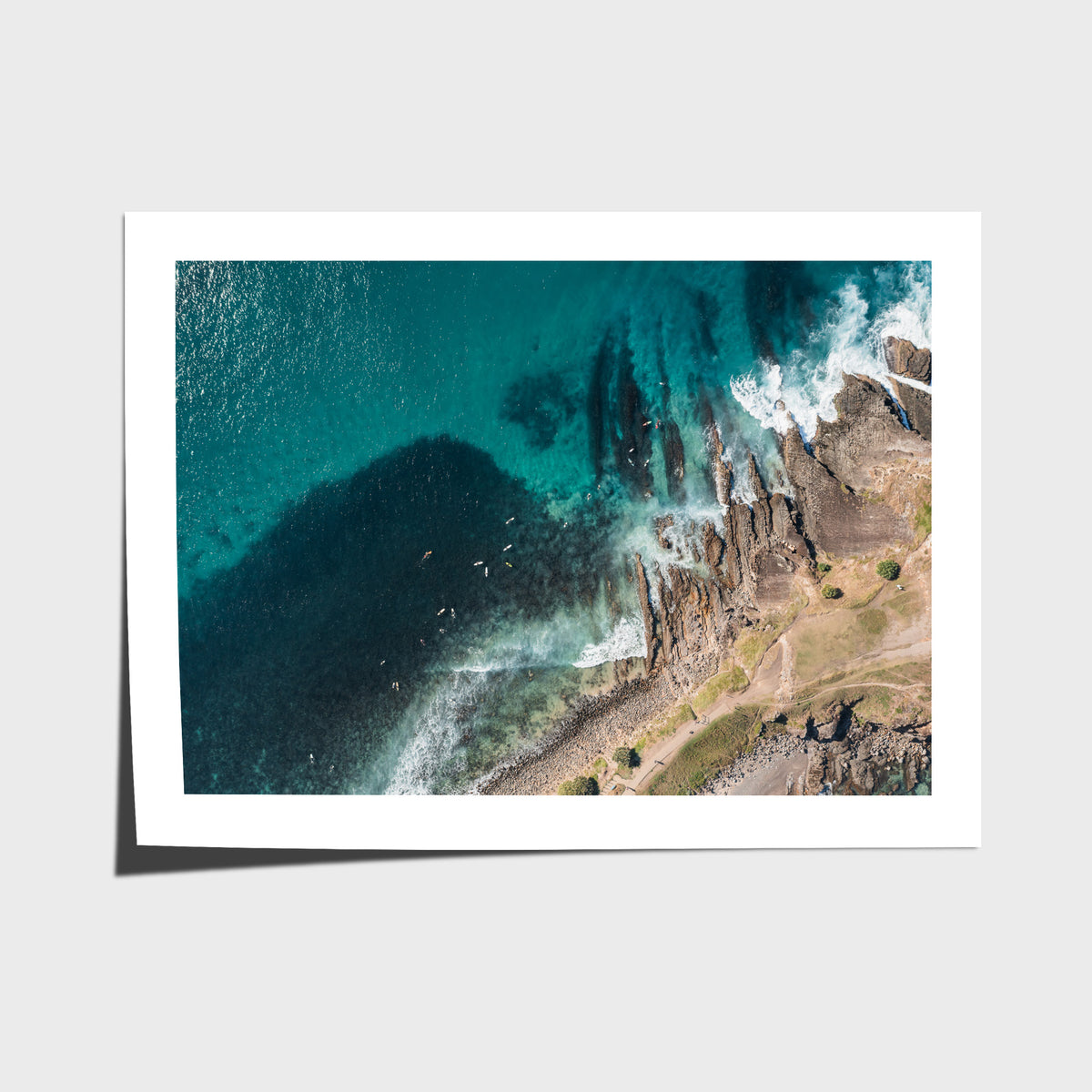 Crescent Head Top Down - Art Print - Fine Art Paper - Unframed Print - Landscape