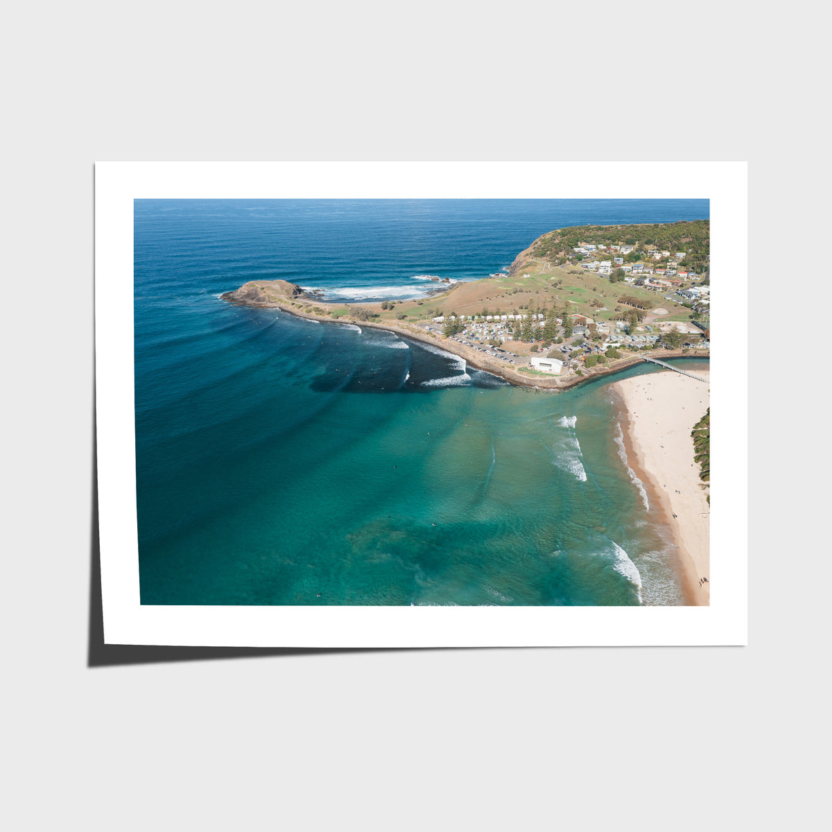 Crescent Head Swell Lines ii - Art Print - Fine Art Paper - Unframed Print - Landscape