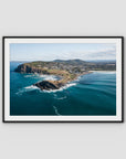 Crescent Head Headland ii - Art Print - Traditional Frame - Black - Landscape