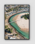 Crescent Head Creek Bridge - Art Print - Float Frame Canvas - Black - Portrait
