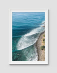 Headland Track - Crescent Head ii - Art Print - Traditional Frame - White - Portrait