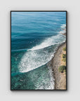 Headland Track - Crescent Head ii - Art Print - Float Frame Canvas - Black - Portrait