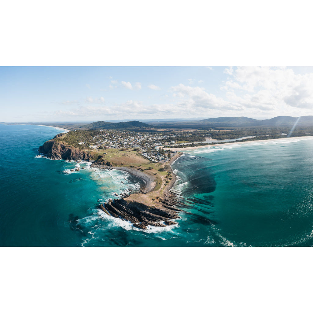 Crescent Head Headland Panorama - Tidaltones