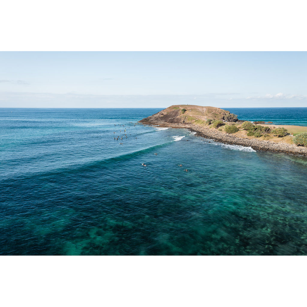 Crescent Head Waves - Art Print