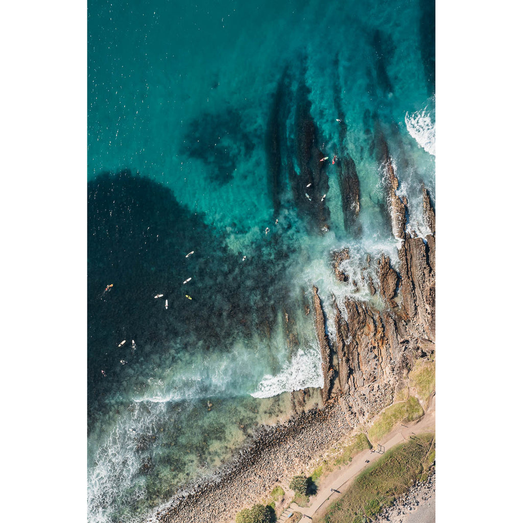 Crescent Head Top Down - Art Print