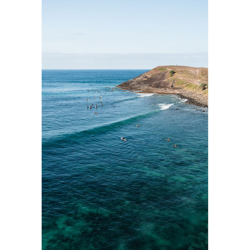 Crescent Head Waves - Art Print