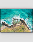 Champagne Pools - Fraser Island - Art Print - Float Frame Canvas - Black - Landscape