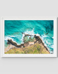 Champagne Pools - Fraser Island - Art Print - Traditional Frame - White - Landscape