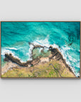 Champagne Pools - Fraser Island - Art Print - Float Frame Canvas - Raw Oak - Landscape