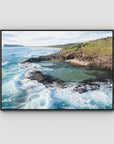 Champagne Pools ii - Fraser Island - Art Print - Float Frame Canvas - Black - Landscape