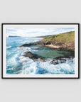 Champagne Pools ii - Fraser Island - Art Print - Traditional Frame - Black - Landscape