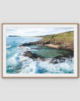 Champagne Pools ii - Fraser Island - Art Print - Traditional Frame - Raw Oak - Landscape