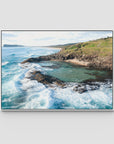 Champagne Pools ii - Fraser Island - Art Print - Float Frame Canvas - White - Landscape