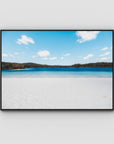 Lake McKenzie Beach - Fraser Island - Art Print - Float Frame Canvas - Black - Landscape