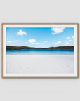 Lake McKenzie Beach - Fraser Island - Art Print - Traditional Frame - Raw Oak - Landscape