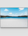 Lake McKenzie Beach - Fraser Island - Art Print - Float Frame Canvas - White - Landscape