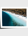 Lake McKenzie Aerial - Fraser Island - Art Print - Fine Art Paper - Unframed Print - Landscape