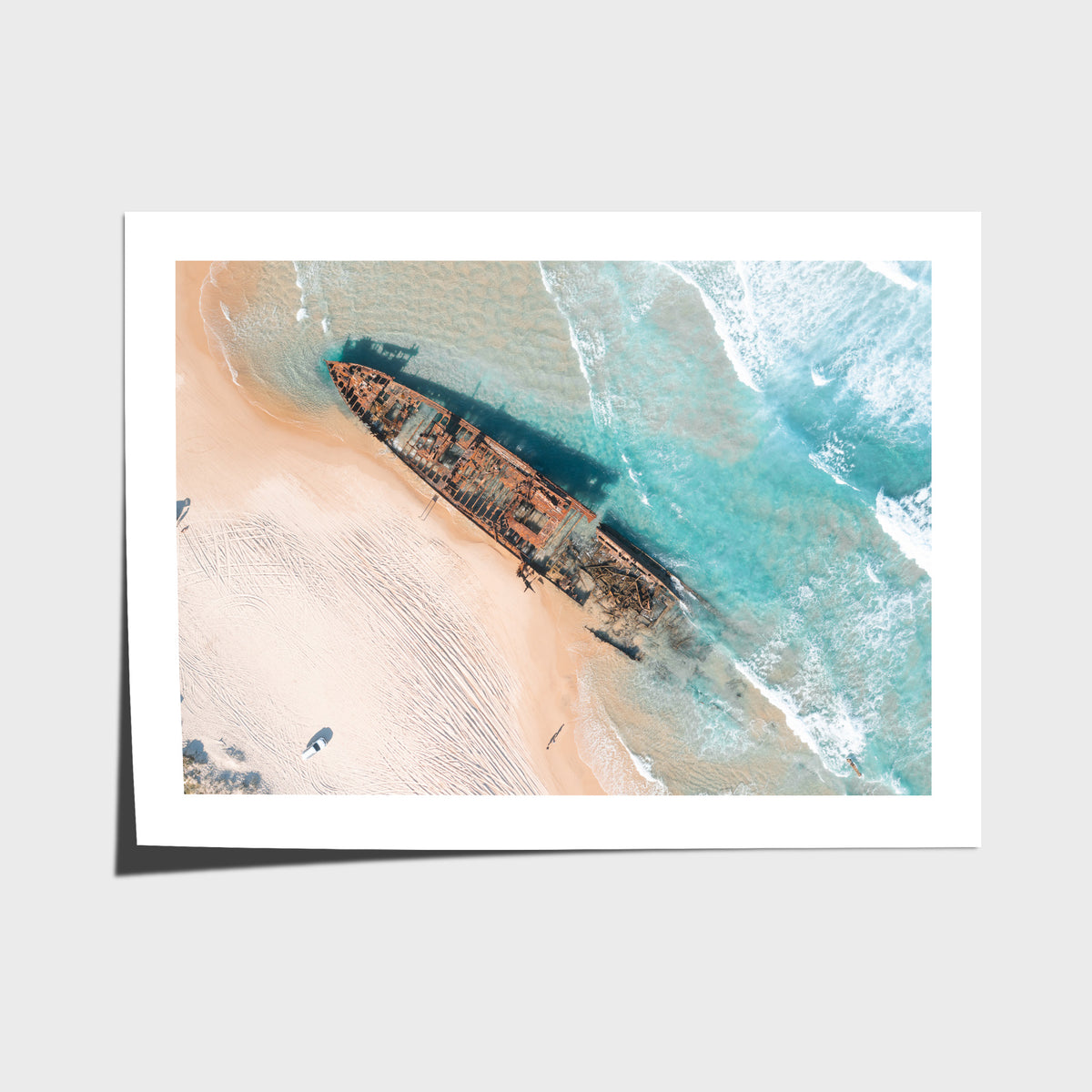 Maheno Shipwreck - Fraser Island - Art Print - Fine Art Paper - Unframed Print - Landscape
