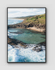 Champagne Pools ii - Fraser Island - Art Print - Float Frame Canvas - Black - Portrait