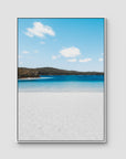 Lake McKenzie Beach - Fraser Island - Art Print - Float Frame Canvas - White - Portrait