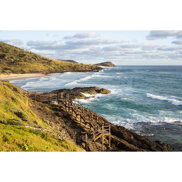 Champagne Pools Viewpoint - Fraser Island - Art Print