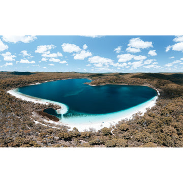 Lake McKenzie Panorama - Fraser Island - Art Print