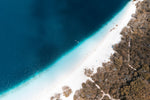 Lake McKenzie Top Down - Fraser Island - Art Print