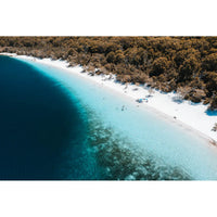 Lake McKenzie Aerial - Fraser Island - Art Print Tidaltones