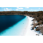 Lake McKenzie Aerial ii - Fraser Island - Art Print