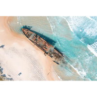 Maheno Shipwreck - Fraser Island - Art Print Tidaltones