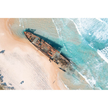 Maheno Shipwreck - Fraser Island - Art Print