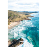 North Fraser Island Aerial - Art Print