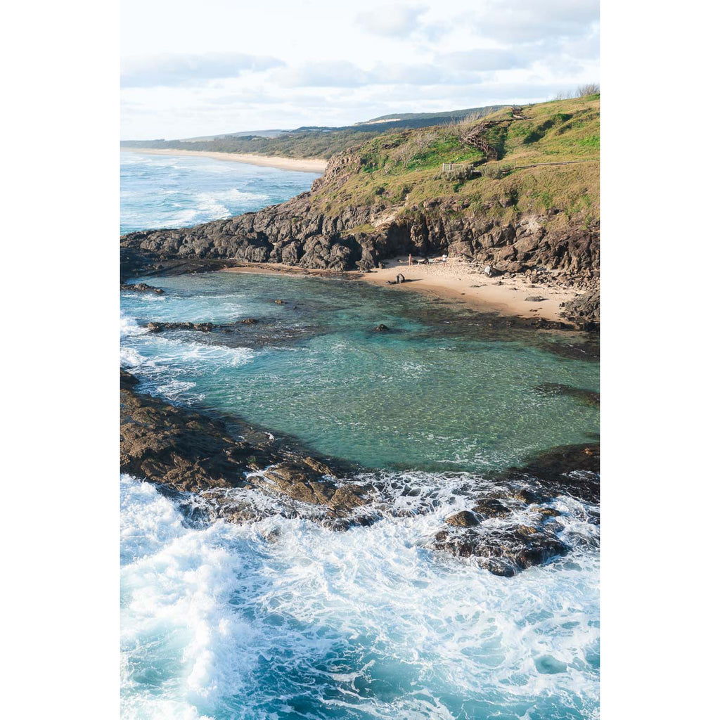 Champagne Pools ii - Fraser Island - Art Print
