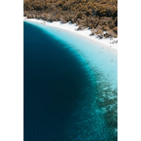 Lake McKenzie Aerial - Fraser Island - Art Print Tidaltones