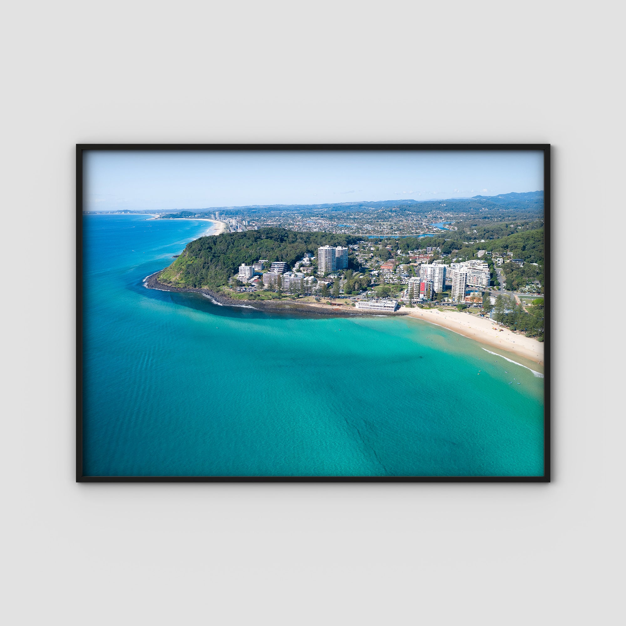 Burleigh Aerial - Gold Coast - Art Print Tidaltones