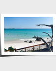 Coolangatta Bathing - Gold Coast - Art Print - Fine Art Paper - Unframed Print - Landscape
