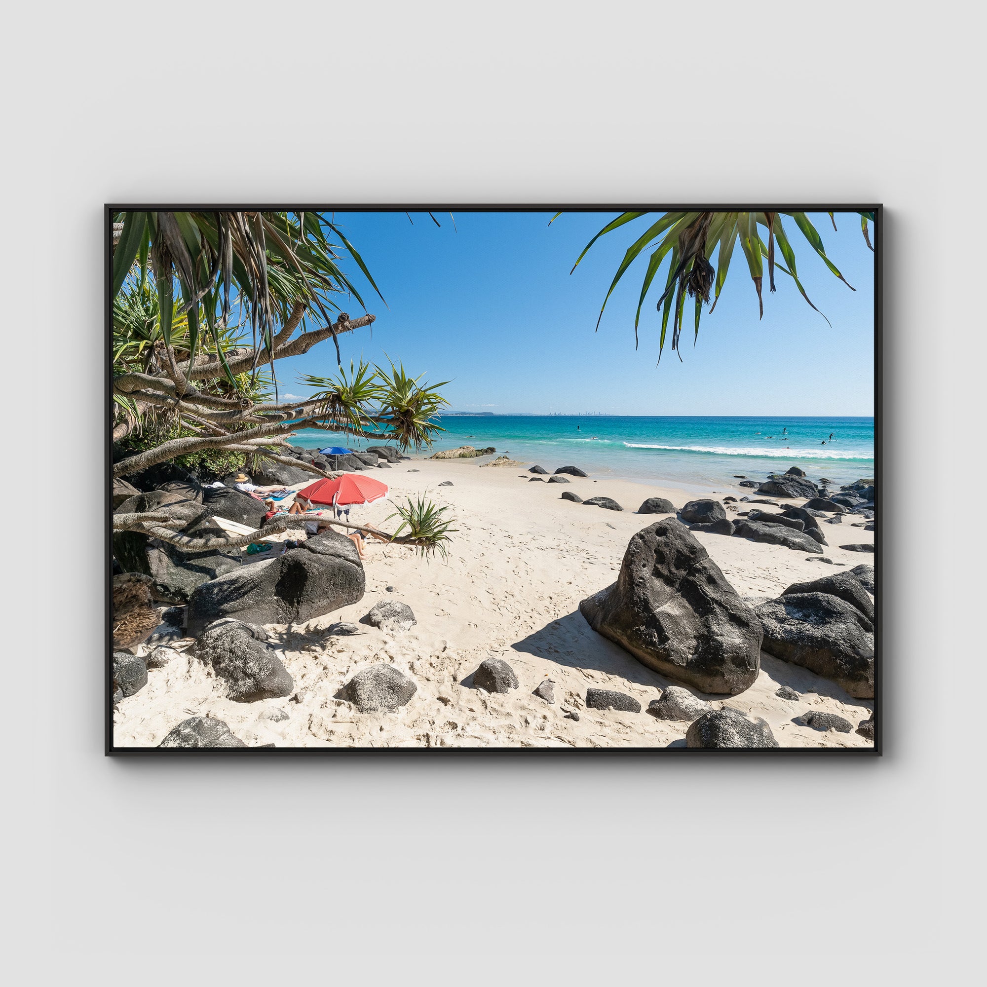 Cooly Sunbaking - Gold Coast - Art Print Tidaltones