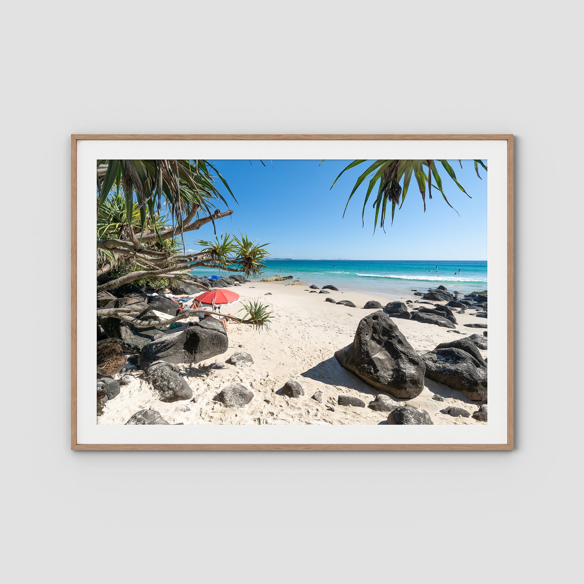 Cooly Sunbaking - Gold Coast - Art Print Tidaltones