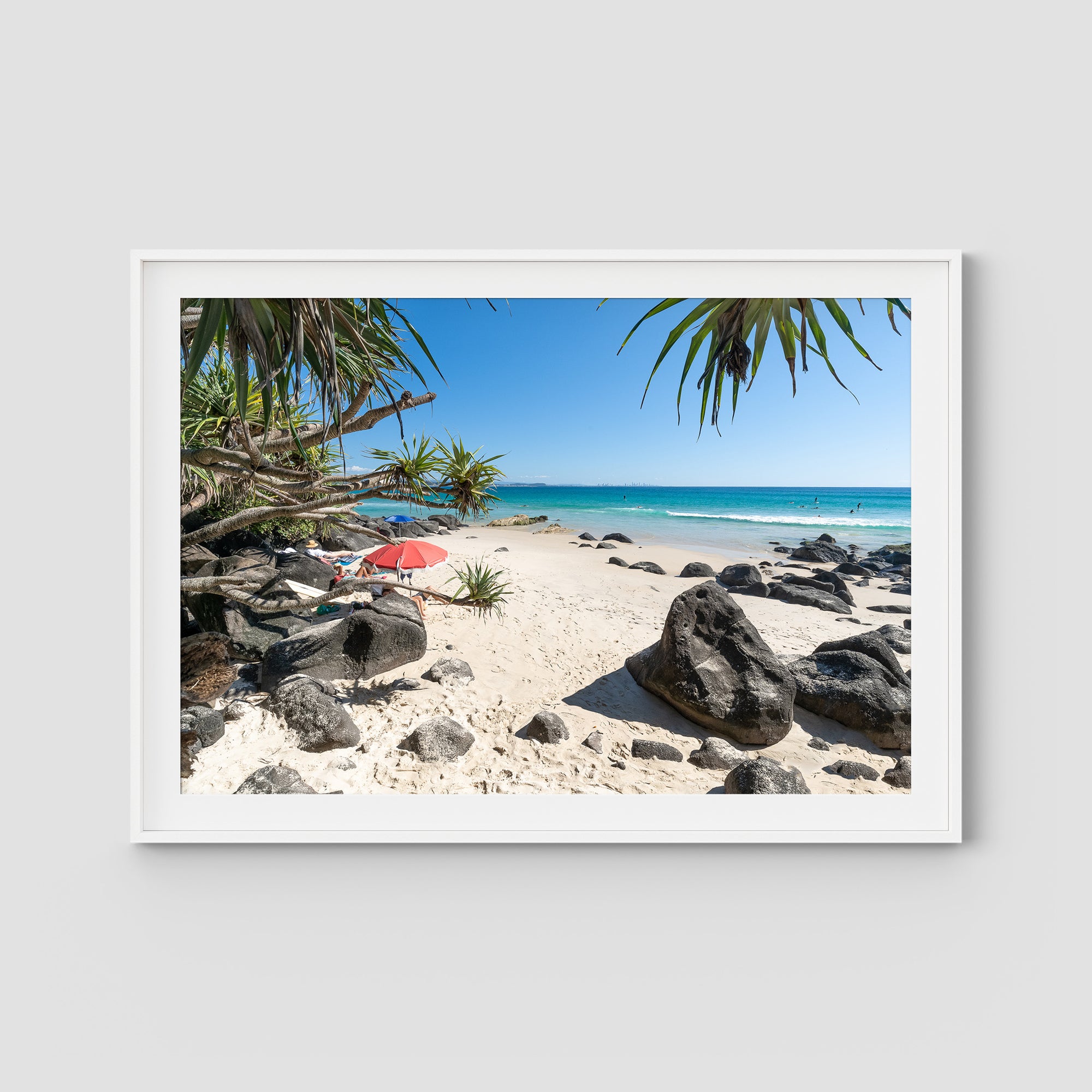 Cooly Sunbaking - Gold Coast - Art Print Tidaltones