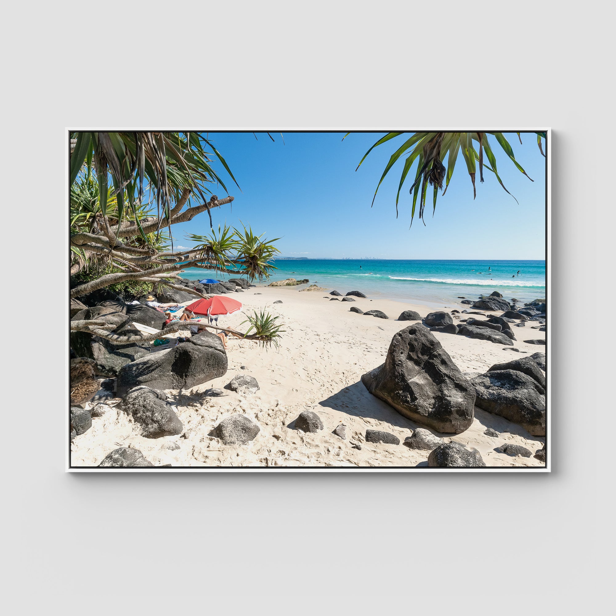 Cooly Sunbaking - Gold Coast - Art Print Tidaltones