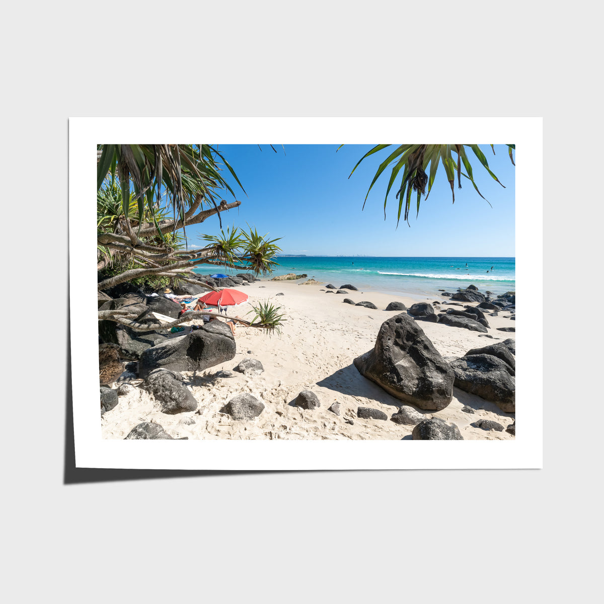 Cooly Sunbaking - Gold Coast - Art Print - Fine Art Paper - Unframed Print - Landscape