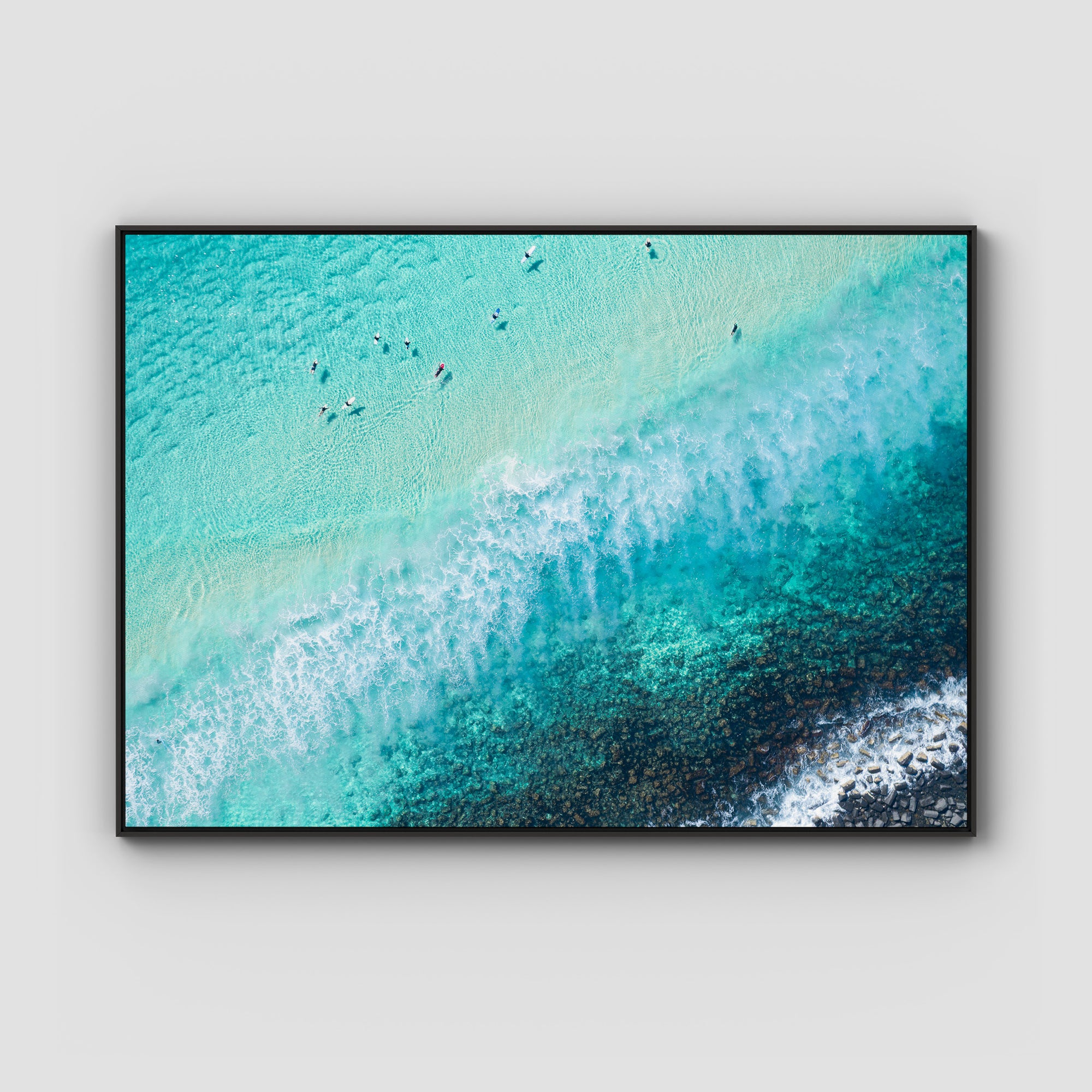 Burleigh White Wash - Gold Coast - Art Print Tidaltones