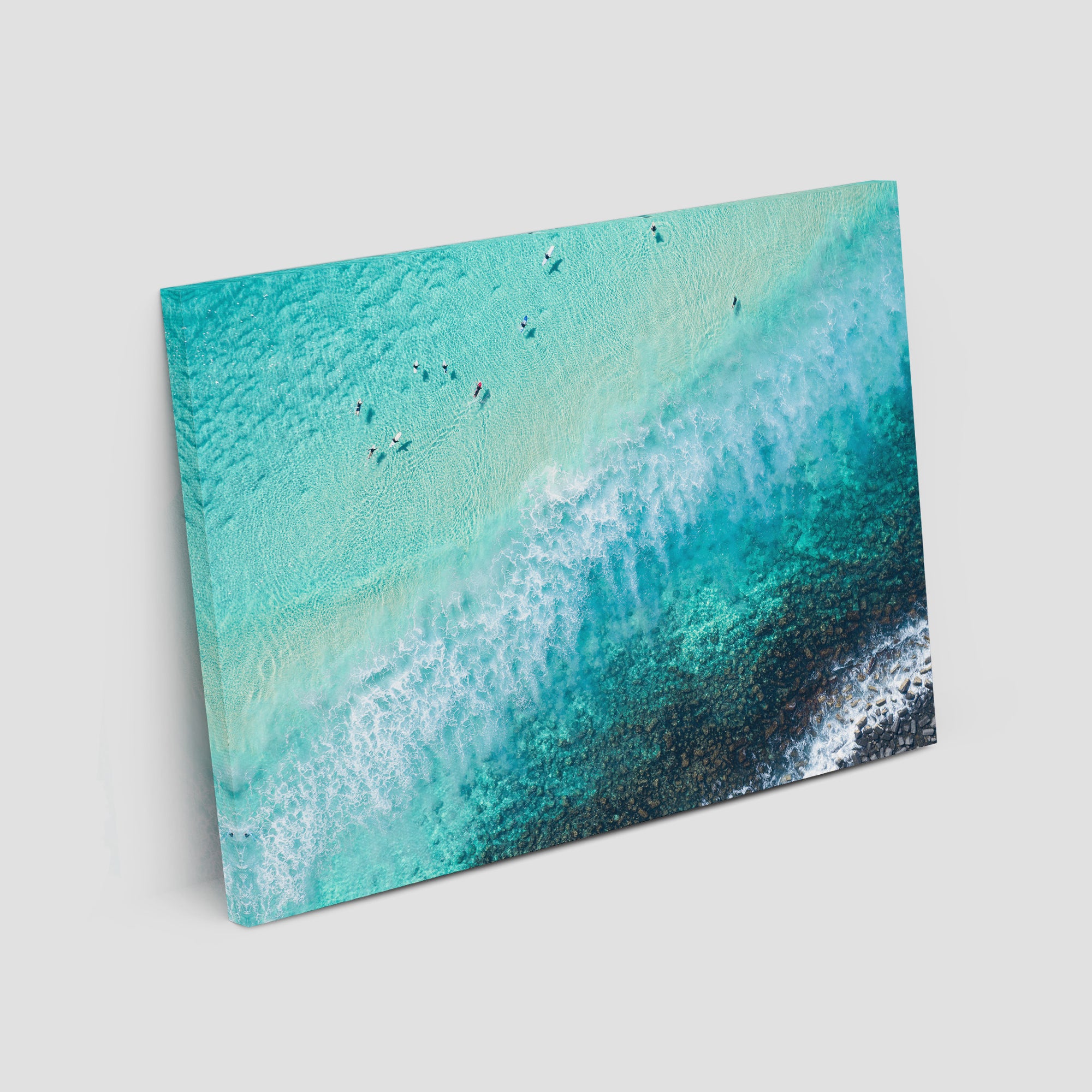 Burleigh White Wash - Gold Coast - Art Print Tidaltones