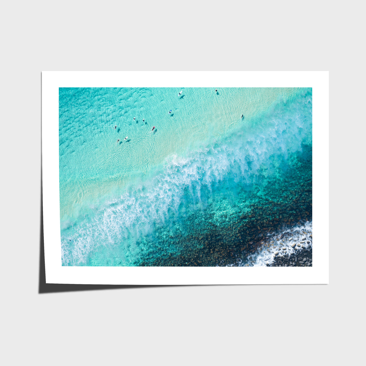 Burleigh White Wash - Gold Coast - Art Print - Fine Art Paper - Unframed Print - Landscape
