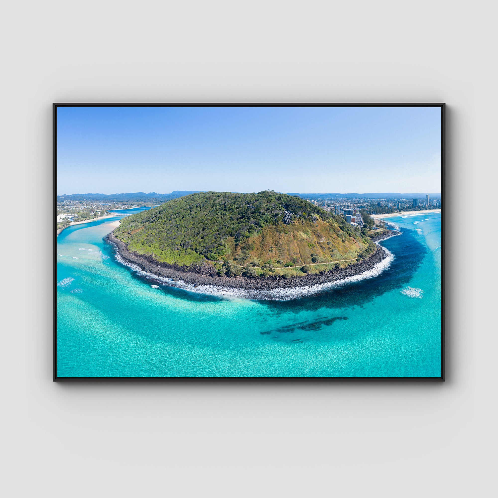 Burleigh Headland Panorama - Gold Coast - Art Print Tidaltones