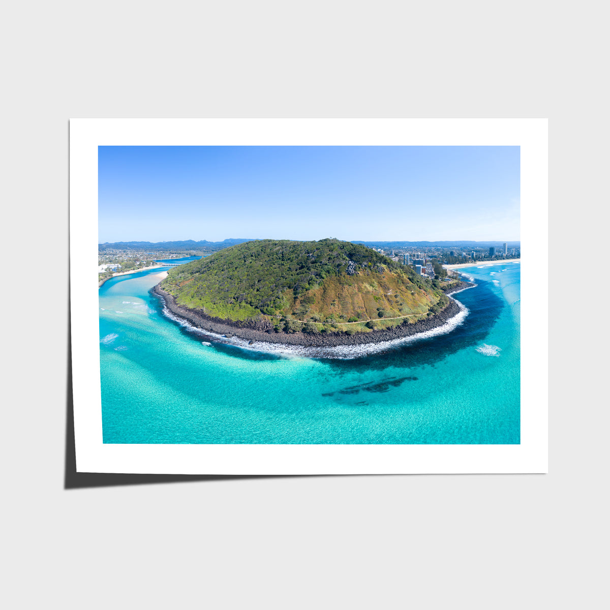 Burleigh Headland Panorama - Gold Coast - Art Print - Fine Art Paper - Unframed Print - Landscape
