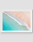 Tidal Tones ii - Gold Coast - Art Print - Traditional Frame - White - Landscape