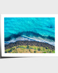 Burleigh Headland Aerial - Gold Coast - Art Print - Fine Art Paper - Unframed Print - Landscape