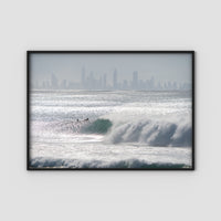 Kirra Wave Cyclone Swell - Fine Art Print Tidaltones